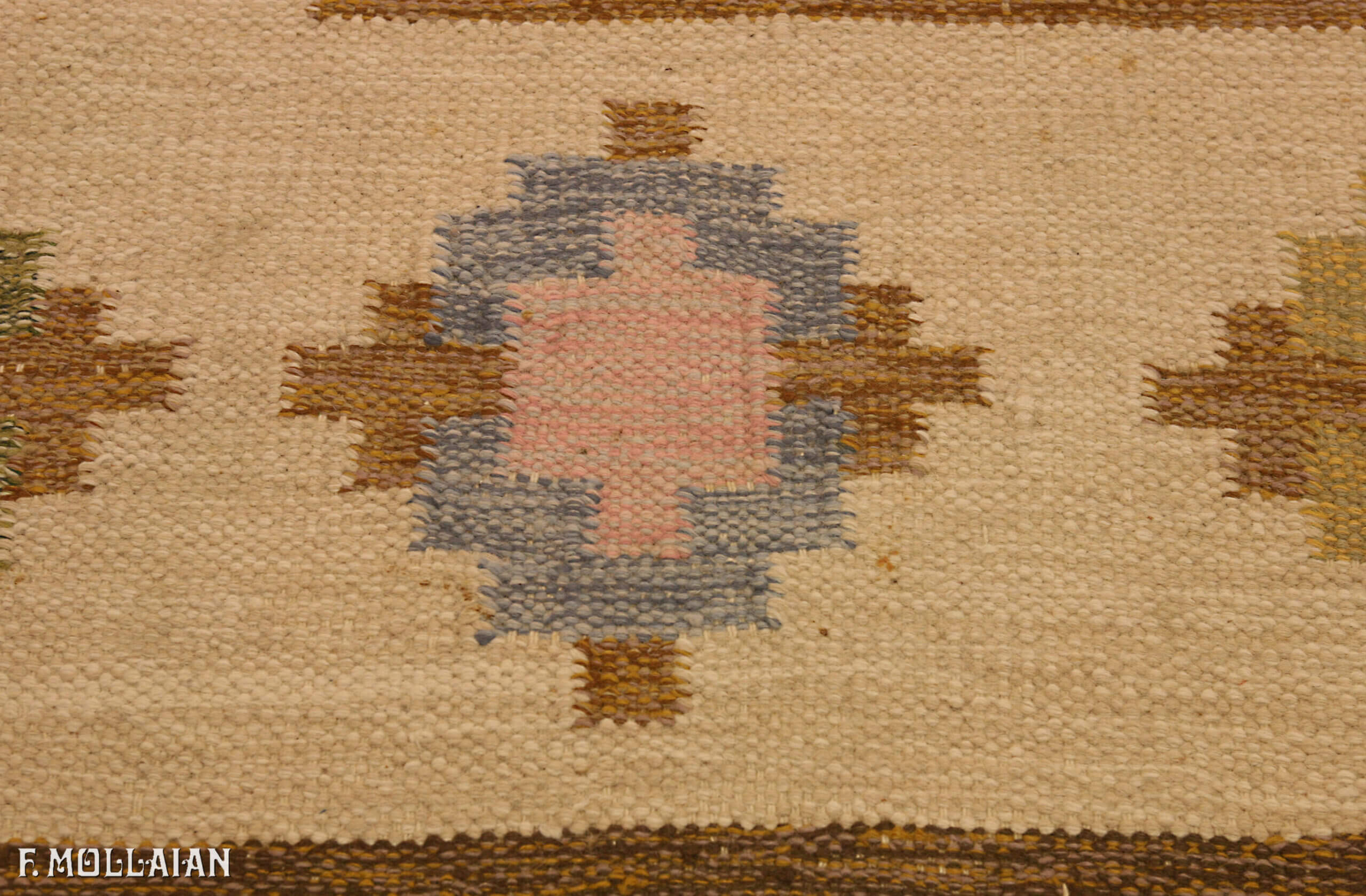 Semi-Antiker Schwedisch Kilim n°:65345071